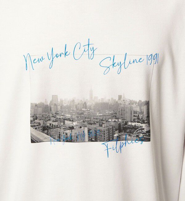 UNITED ARROWS green label relaxing「【別注】＜Filphies＞ニューヨーク フォト 長袖 Tシャツ」|Tシャツ・カットソー|