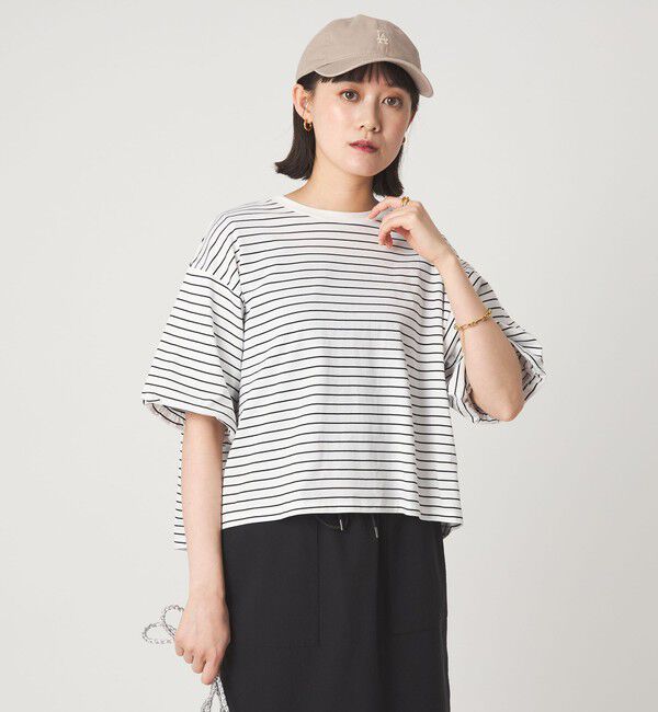 UNITED ARROWS green label relaxing「ギャザースリーブ プルオーバー カットソー」|Tシャツ・カットソー|