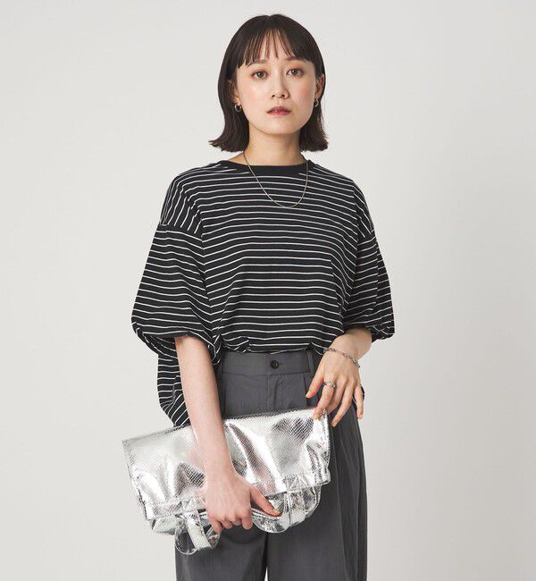 UNITED ARROWS green label relaxing「ギャザースリーブ プルオーバー カットソー」|Tシャツ・カットソー|