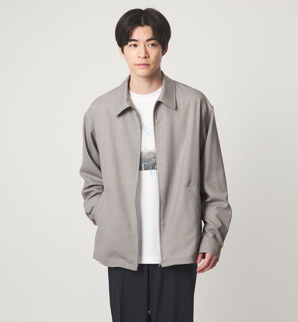 UNITED ARROWS green label relaxing「TW マイクロチェック ブルゾン」|その他|MD.GRAY