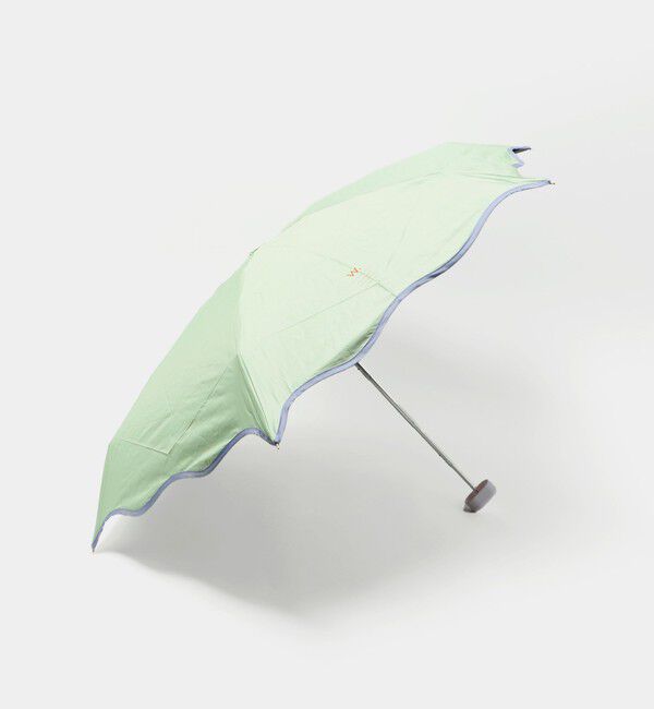 UNITED ARROWS green label relaxing「＜Wpc.＞ウェーブパイピングパラソル ミニ 傘  / キッズ  晴雨兼用 UVカット」|傘|LIME