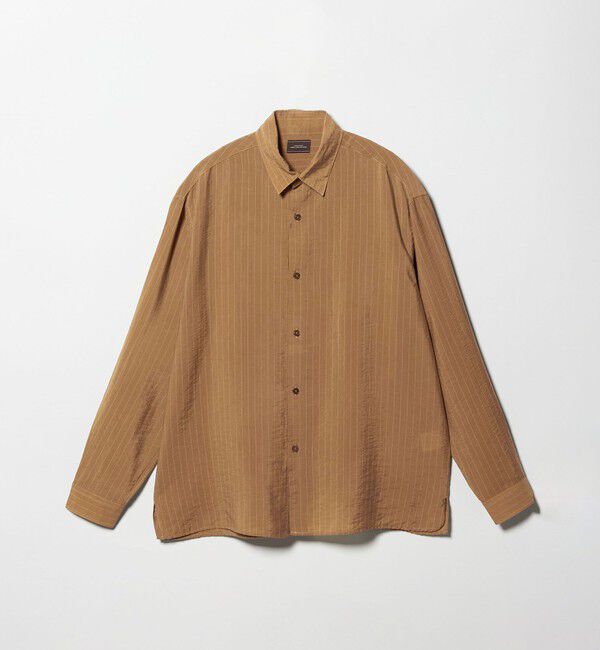 UNITED ARROWS green label relaxing「フィブリル ストライプ柄 長袖 ボックス シャツ」|シャツ・ブラウス|