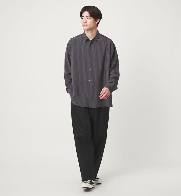 UNITED ARROWS green label relaxing「コットン ナイロン バレル ワイド イージーパンツ W4」|その他|