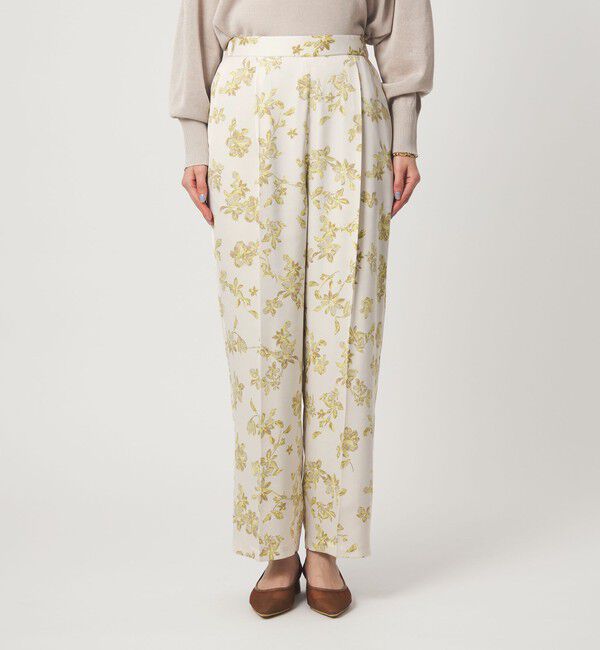 UNITED ARROWS green label relaxing「フラワー プリント パンツ」|その他|