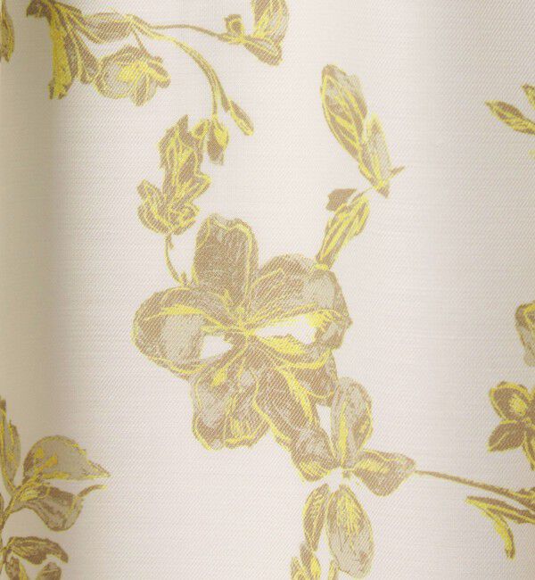 UNITED ARROWS green label relaxing「フラワー プリント スカート」|フレア|