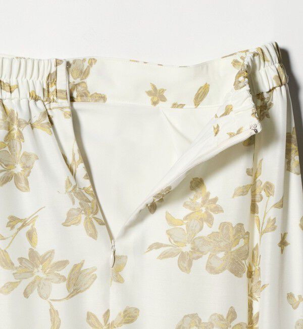 UNITED ARROWS green label relaxing「フラワー プリント スカート」|フレア|