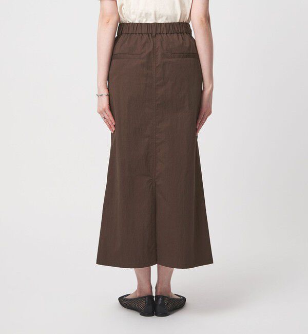 UNITED ARROWS green label relaxing「グロッシー スカート」|フレア|