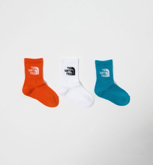 UNITED ARROWS green label relaxing「＜THE NORTH FACE＞ロゴ 3P クルーソックス / キッズ  16cm-18cm」|ソックス|その他2