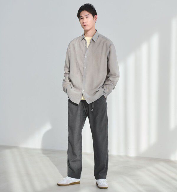 UNITED ARROWS green label relaxing「【別注】＜Gramicci＞麻 ブレンド ワイドテーパード イージーパンツ」|その他|