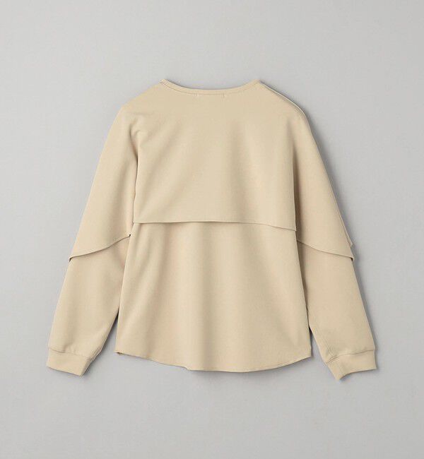 BEAUTY&YOUTH UNITED ARROWS「【WEB限定 Wardrobe DAILY MINIMAL】ケープフリル レイヤーカットソー」|Tシャツ・カットソー|