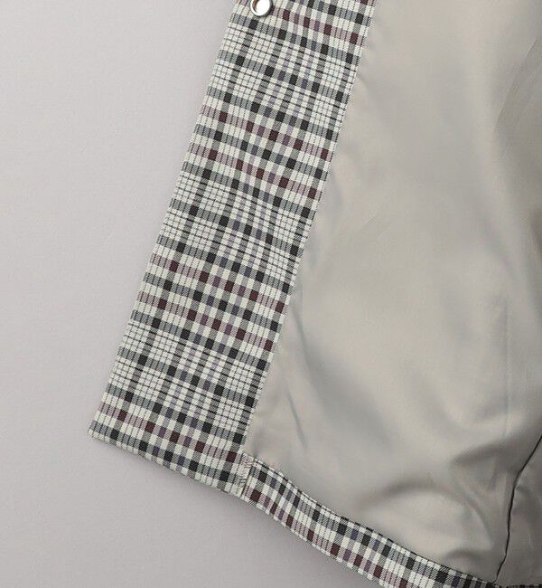 BEAUTY&YOUTH UNITED ARROWS「ステンカラー チェックコート」|ステンカラーコート|