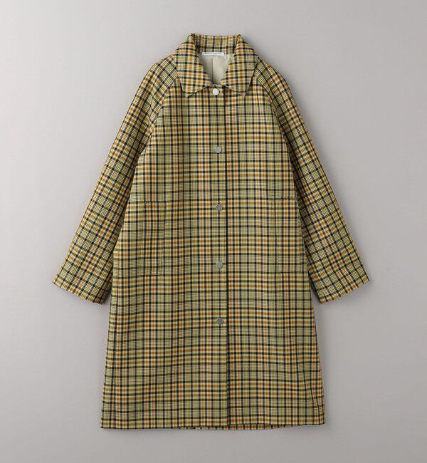 BEAUTY&YOUTH UNITED ARROWS「ステンカラー チェックコート」|ステンカラーコート|