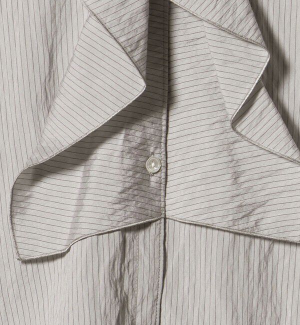 BEAUTY&YOUTH UNITED ARROWS「ラッフル スキッパーブラウス ウォッシャブル」|シャツ・ブラウス|