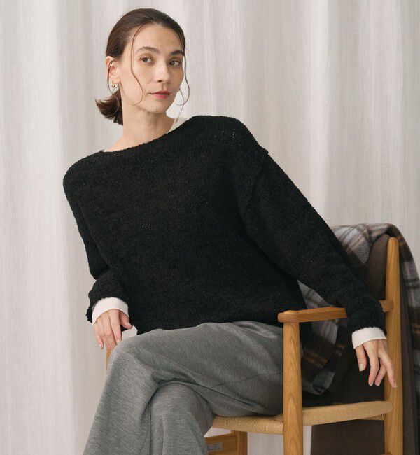 BEAUTY&YOUTH UNITED ARROWS「テープヤーン ニットプルオーバー」|ニット・セーター|