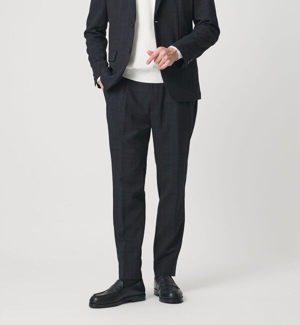 BEAUTY&YOUTH UNITED ARROWS「【WEB限定 WARDROBE SMART】LANATEC セットアップ/背抜きジャケット＆イージーパンツ」|スーツ|