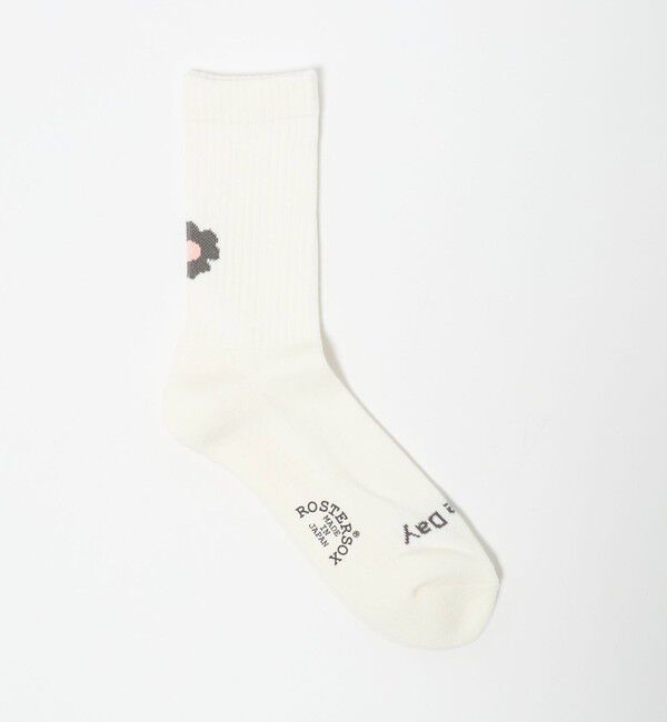 BEAUTY&YOUTH UNITED ARROWS「＜ROSTER SOX＞フラワー ソックス」|ソックス|WHITE