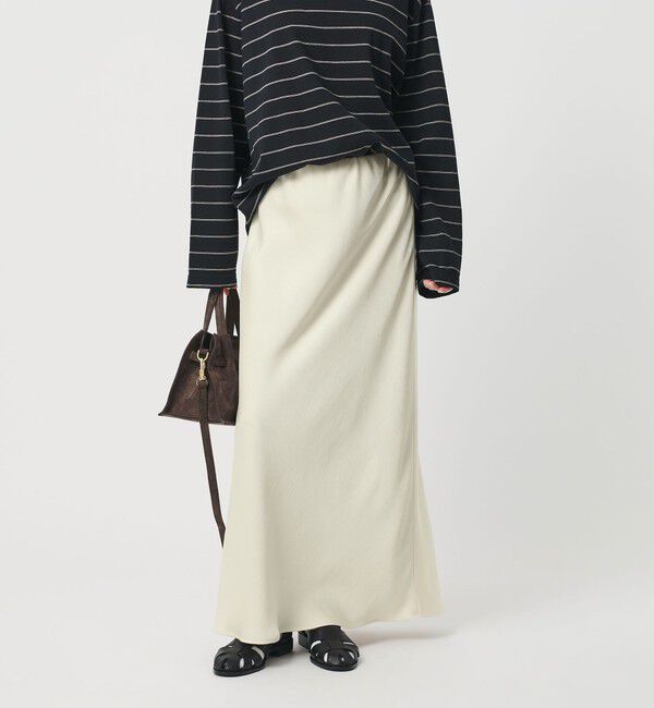 BEAUTY&YOUTH UNITED ARROWS「ポリエステルサテン マーメイドフレアスカート 」|スカート|