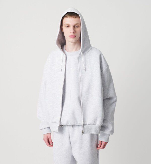 MONKEY TIME「ボンディング フルジップ フーディー」|カーディガン|