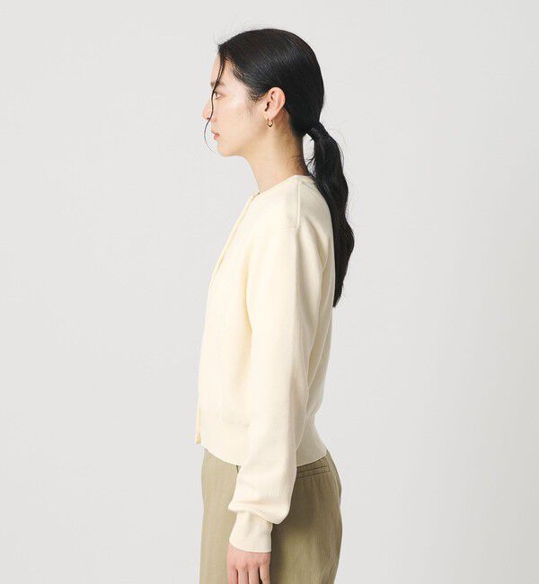 BEAUTY&YOUTH UNITED ARROWS「コットンブレンド コンパクトクルーネック カーディガン ウォッシャブル」|カーディガン|