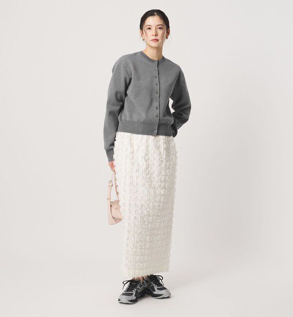 BEAUTY&YOUTH UNITED ARROWS「コットンブレンド コンパクトクルーネック カーディガン ウォッシャブル」|カーディガン|