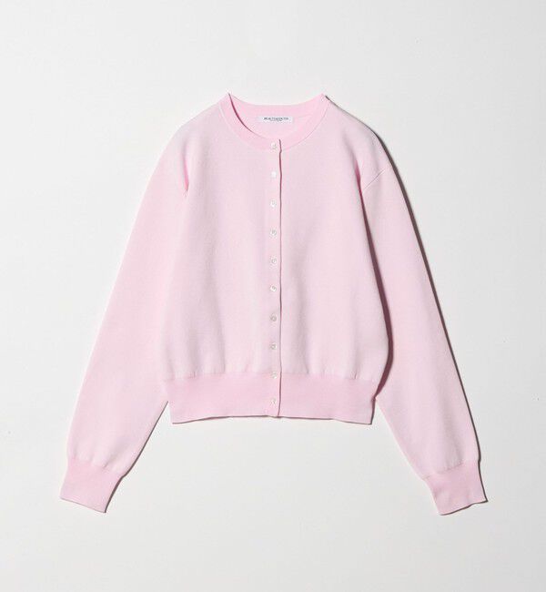 BEAUTY&YOUTH UNITED ARROWS「コットンブレンド コンパクトクルーネック カーディガン ウォッシャブル」|カーディガン|