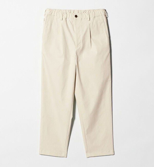 BEAUTY&YOUTH UNITED ARROWS「TASLAN 1P イージー テーパード パンツ NO.7 吸水速乾機能付き」|チノ|