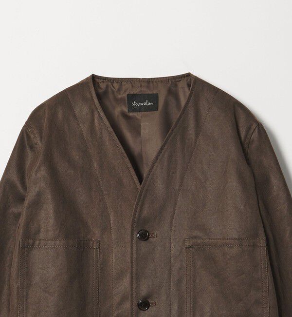 STEVEN ALAN「＜Steven Alan＞クラック ライク ノーカラー ジャケット」|その他|