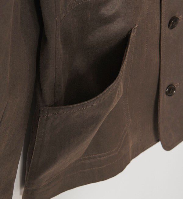 STEVEN ALAN「＜Steven Alan＞クラック ライク ノーカラー ジャケット」|その他|