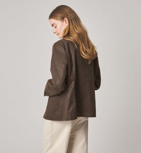 STEVEN ALAN「＜Steven Alan＞クラック ライク ノーカラー ジャケット」|その他|