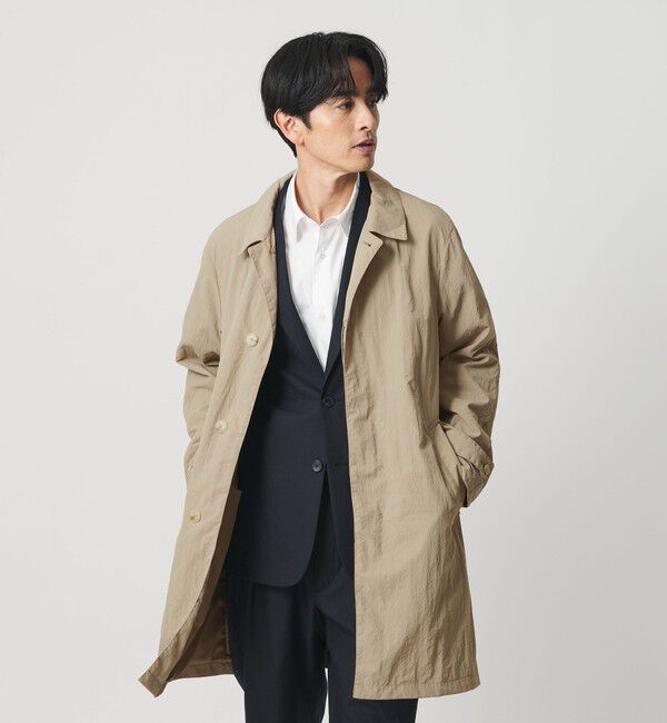 BEAUTY&YOUTH UNITED ARROWS「PERTEX ナイロン バルマカン コート 撥水」|ステンカラーコート|