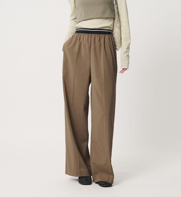 BEAUTY&YOUTH UNITED ARROWS「ラインゴム ワイドパンツ ウォッシャブル 防シワ」|その他|