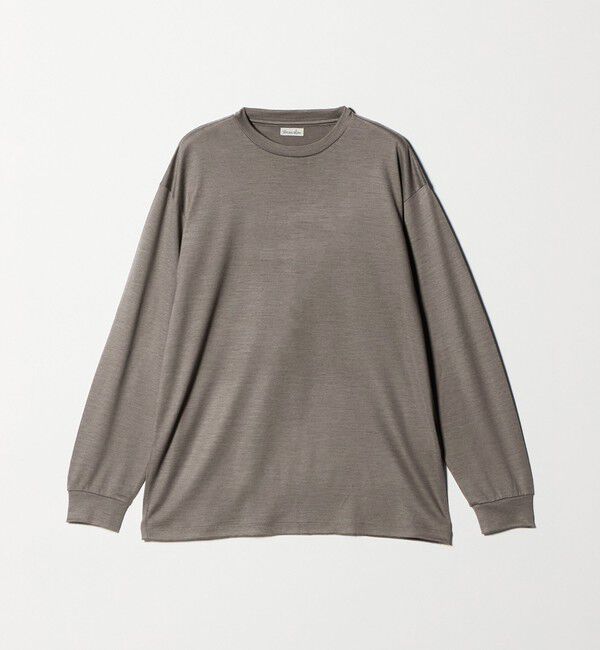 STEVEN ALAN「＜Steven Alan＞ メリノウール クルーネック ロングスリーブ Tシャツ」|Tシャツ・カットソー|MOCA