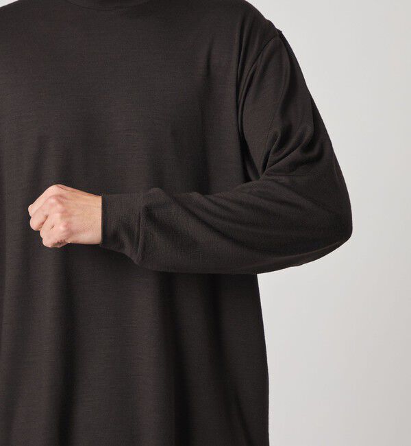 STEVEN ALAN「＜Steven Alan＞ メリノウール クルーネック ロングスリーブ Tシャツ」|Tシャツ・カットソー|