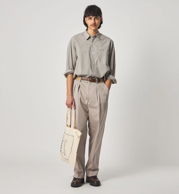 STEVEN ALAN「＜Steven Alan＞ 60 コンパクトヤーン チェック レギュラーカラー シャツ NARROW」|シャツ・ブラウス|