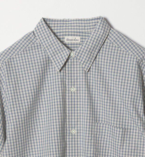STEVEN ALAN「＜Steven Alan＞ 60 コンパクトヤーン チェック レギュラーカラー シャツ NARROW」|シャツ・ブラウス|