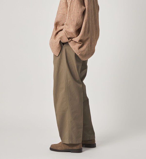 STEVEN ALAN「＜Steven Alan＞ ガーメントダイ ハイツイスト イン ツープリーツ ドレス トラウザーズ」|スラックス|