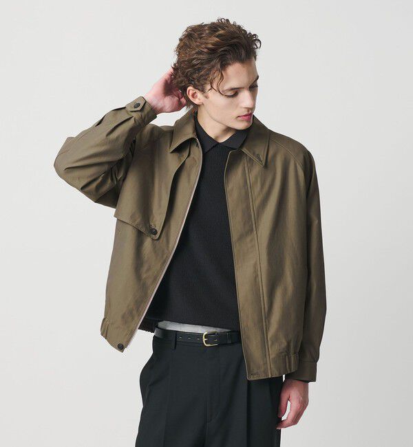 BEAUTY&YOUTH UNITED ARROWS「Veldam ギャバ ショート ジャケット」|ブルゾン・スタジャン|