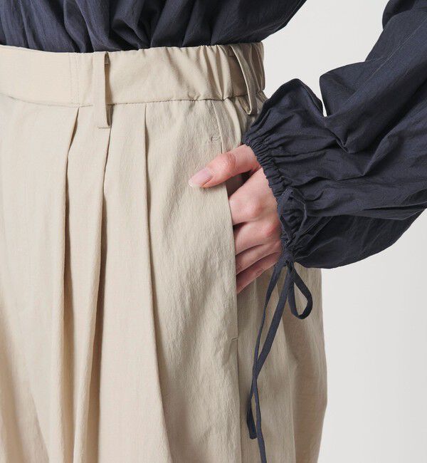 BEAUTY&YOUTH UNITED ARROWS「ナイロンコットン ワイドタックパンツ ウォッシャブル」|その他|