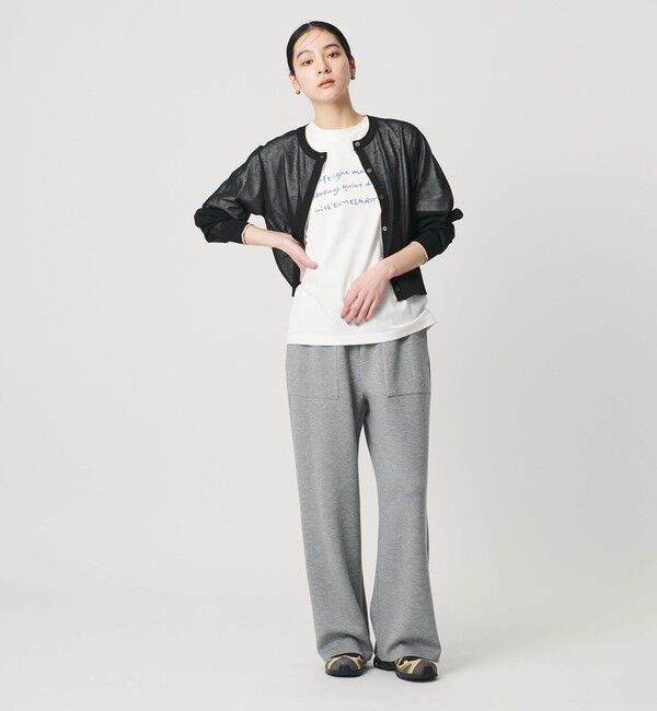 BEAUTY&YOUTH UNITED ARROWS「ライン クルーネック カーディガン ウォッシャブル」|カーディガン|