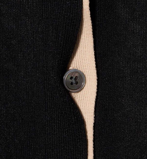 BEAUTY&YOUTH UNITED ARROWS「ライン クルーネック カーディガン ウォッシャブル」|カーディガン|