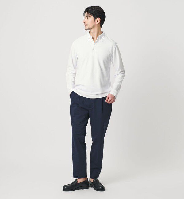 BEAUTY&YOUTH UNITED ARROWS「【WEB限定 WARDROBE SMART】ステイ クリーン ピケ BD ポロシャツ【抗菌・防臭】」|ポロシャツ|
