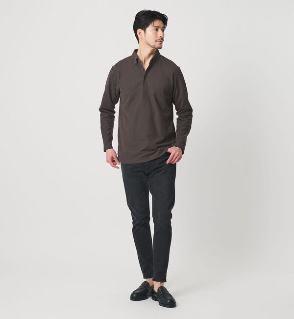 BEAUTY&YOUTH UNITED ARROWS「【WEB限定 WARDROBE SMART】ステイ クリーン ピケ BD ポロシャツ【抗菌・防臭】」|ポロシャツ|