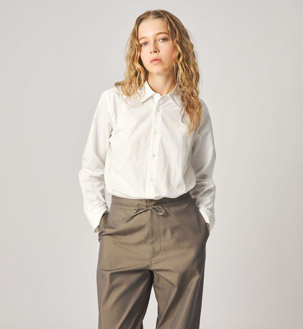 STEVEN ALAN「＜Steven Alan＞コットン ボイル シャツ」|シャツ・ブラウス|OFF WHITE