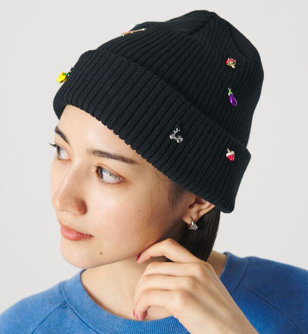 BEAUTY&YOUTH UNITED ARROWS「＜LY＞プレイ ニット キャップ」|ニット帽|BLACK
