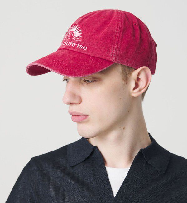 BEAUTY&YOUTH UNITED ARROWS「＜HELLO SUNRISE＞ウォッシュド オリジナル ロゴ キャップ」|キャップ・キャスケット|