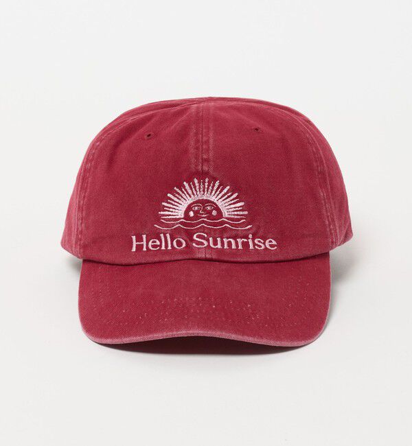 BEAUTY&YOUTH UNITED ARROWS「＜HELLO SUNRISE＞ウォッシュド オリジナル ロゴ キャップ」|キャップ・キャスケット|