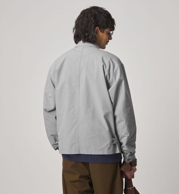STEVEN ALAN「＜Steven Alan＞ C/PE マイクロチェック ワーク ブルゾン」|ブルゾン・スタジャン|