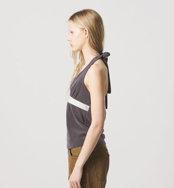 ATTISESSION「＜ATTISESSION＞パイル ホルターネック トップス」|その他|