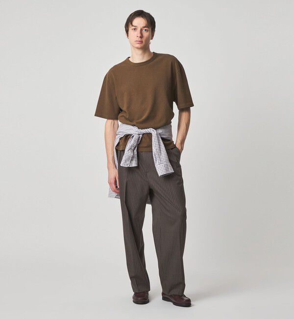 STEVEN ALAN「＜Steven Alan＞ ウール トロピカル インツープリーツ ドレス トラウザーズ」|スラックス|