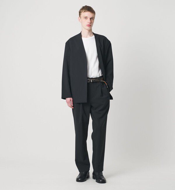 MONKEY TIME「RENU TROシリーズ ラペルレス ジャケット -セットアップ対応-」|テーラードジャケット|